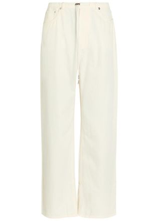 Rails Normandie Drawstring Straight-leg Jeans - Ivory - 12 (UK16 / XL)