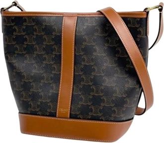 Celine Pre-owned Vintage Shoulder Bag - Dames - Vintage Tas - Bruin - ONE Size - Leer - Vintage