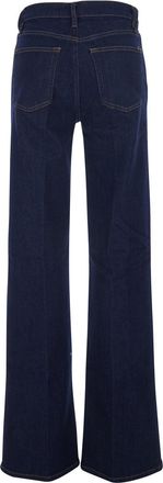 Frame Denim Womens Jeans The Straight Blue Denim Cotton