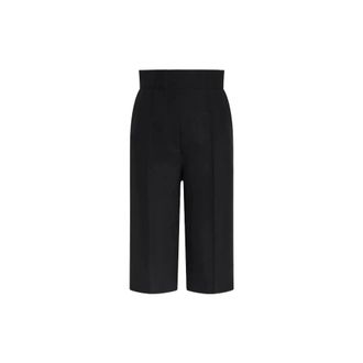 Khaite Shorts - Dames - Korte Broeken - Zwart - XS - Korte Broeken