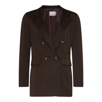 Noella Forte Blazer in Donkerbruin