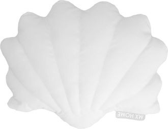 MX HOME Cojín exterior Concha color blanco