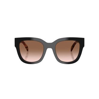 Prada Square Sunglasses - female - Prada - Sunglasses - Black - 52 MM - Accessories