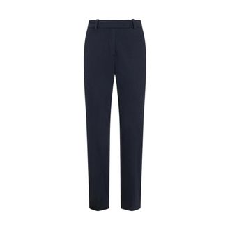 Brooks Brothers Brushed Cotton Chino - Dames - Straight fit broeken - Blauw - XL - Katoen - Broeken