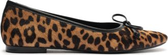 Schutz Womens Arissa Flat Shoes In Natural / Black