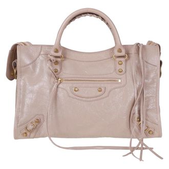 Balenciaga Tassen, Dames, Roze, ONE Size, Leer, Le City Bag