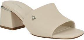 Calvin Klein Rowena Block Heel Sandal in Ivory at Nordstrom Rack, Size 6.5
