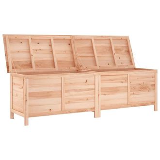 Berkfield Home Garden Storage Box 198.5x50x56.5 cm Solid Wood Fir in Light Tan