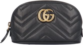 Gucci Black Leather Pouch (Pre-Owned)
