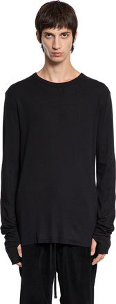 Thom Krom Long Sleeve T-Shirt with Hand Gaiters