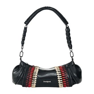 Desigual Sonique Zarauz NF Medium Bag - Dames - Schoudertassen - Zwart - ONE Size - Polyester - Tassen
