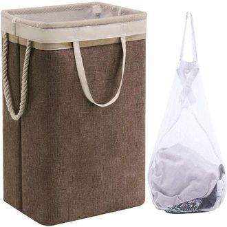 OEM Cesto De Ropa Grande De 60 X 41 X 31 Cm, Bolsa De Lavander&iacute;a Plegable Con Asas De Cuerda, Contenedor De Almacenamiento Adecuado Para Dormitorio, Lavad