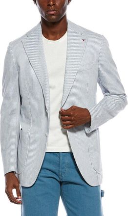 Isaia Marechiaro Linen-Blend Sport Jacket