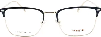 Coach 0HC5149T Rectangular Titanium Eyeglasses - Silver