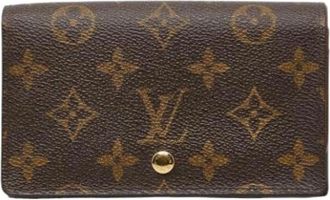 Louis Vuitton Pre-owned Wallets, female, Brown, Size: ONE SIZE Pre-owned Canvas Wallet