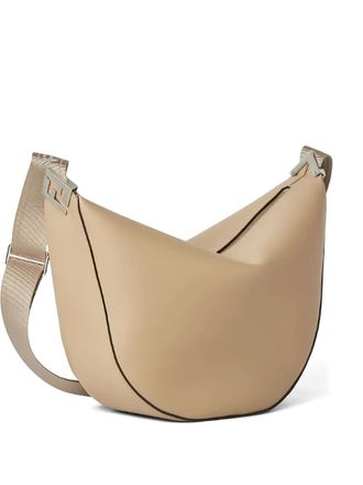 Fendi medium Melon crescent-shaped messenger bag - Neutrals