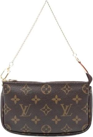 Louis Vuitton Pre-owned Mini Bags, female, Brown, Size: ONE SIZE Pre-owned Fabric Mini Bag