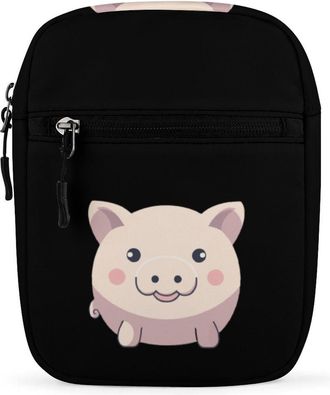 Generic Cute Piggygy Bank Crossbody Bag Adjustable Satchel Cute Shoulder Bag Lightweight Sling Bags