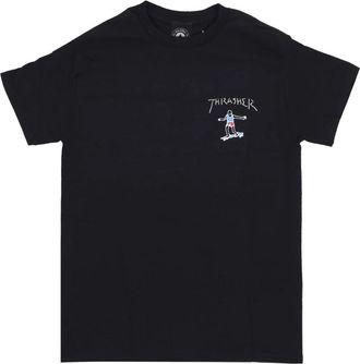 Thrasher Zwart Mini Logo Tee Heren T-shirt - Heren - T-shirts - Zwart - S - Katoen - Tops