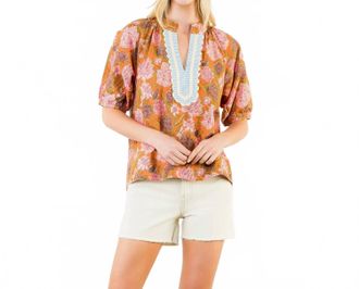 THML Clothing Summer Floral Blouse In Multi