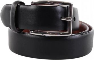 Ralph Lauren Accessoires, Heren, Zwart, S, Leer, Leren Riem