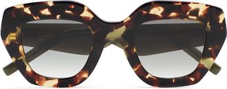 Kaleos Halsey C4 Womens Sunglasses Tortoiseshell Size 48