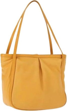 Loewe Pre-owned Shoulder Bags, female, Yellow, Size: ONE SIZE Pre-owned Shoulder Bag