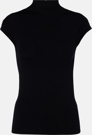 Jardin Des Orangers Ribbed-knit virgin wool top