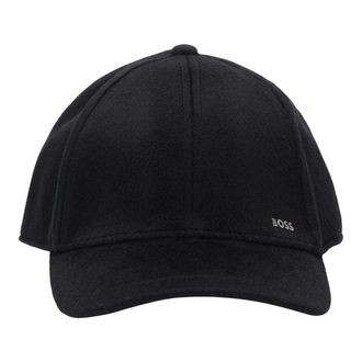 HUGO BOSS Zed-WO-PW Pet - Heren - Petten - Zwart - ONE Size - Wol - Accessoires