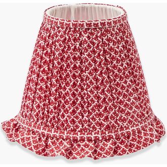 Mrs. Alice Lotus Ruffle Lampshade in Red at Nordstrom