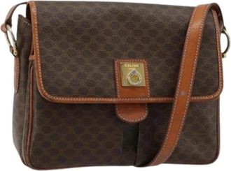 Celine Pre-owned Vintage Shoulder Bag - Dames - Vintage Schoudertas - Bruin - ONE Size - Leer - Vintage