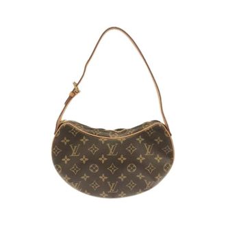 Louis Vuitton Pre-owned Monogram Pochette Croissant Schoudertas - Dames - Pre-owned - Bruin - Maat: ONE Size