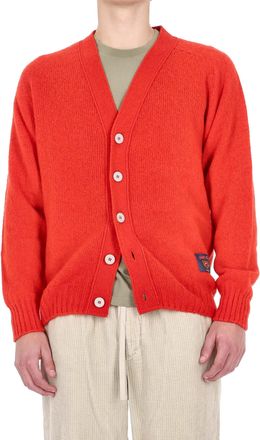Howlin Shetland Shaggy Bear Boxy Fit Wool Cardigan