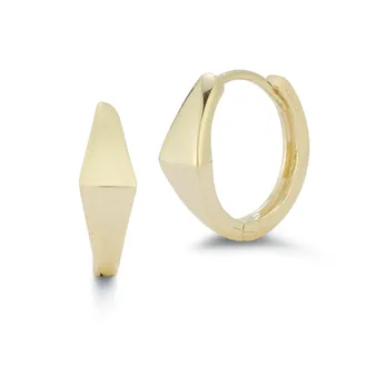 Ember Fine Jewelry 14K Gold Geometric Huggies
