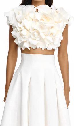 Acler Jackhill Top In Ivory