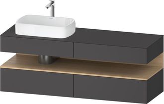 Duravit Qatego Consola Mueble Bajo Lavabo, 2 Extensiones, 2 - Duravit