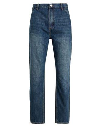 8 by YOOX ORGANIC COTTON LOOSE FIT DENIM