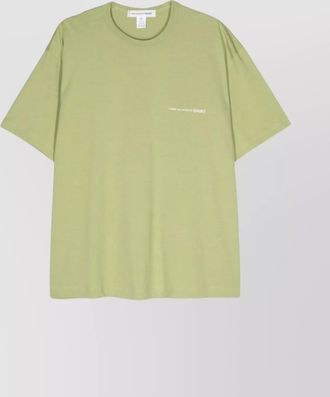 Comme Des Gar&ccedil;ons crew neck short sleeve t-shirt design