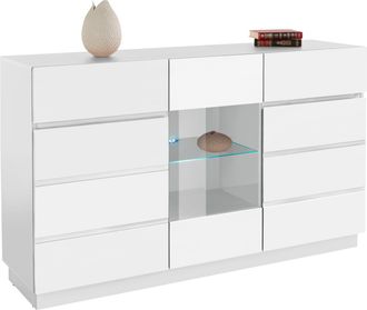 HOME AFFAIRE Sideboard »Laima« Kommode, Breite 140 cm, teilmassiv, FSC-zertifiziert