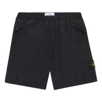 Stone Island L100008 Nylon Metal ECONYL Shorts Black L1S15L100008S0019V0029