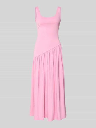 Little Mistress Midikleid mit Karree-Ausschnitt in Rosa, Gr&ouml;&szlig;e 34