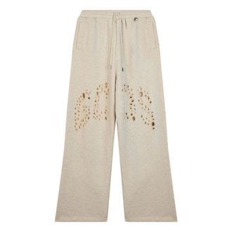 GCDS Pantaloni Jogger con Logo Laser - - Trousers - Uomo - Beige - XL