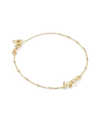 Kendra Scott Womens Big Sis Delicate Chain Bracelet In Gold