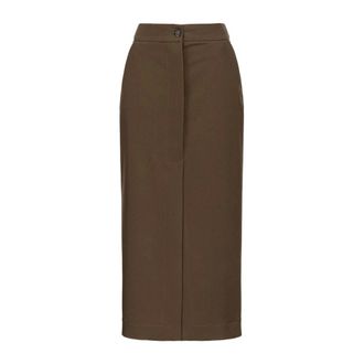 Pinko Midi Skirts, female, Green, S, Lanterna Skirt