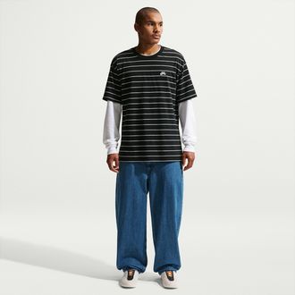 Nike Mens Nike SB Loose Denim Skate Pants in Blue | II7363-487