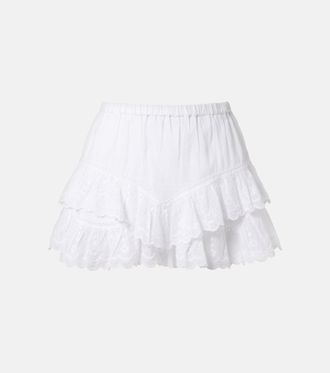 Isabel Marant Shorts Jocadia in cotone sangallo