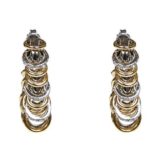 Paco Rabanne XL Link Oorbellen - Dames - Oorbellen - Geel - ONE Size - Accessoires