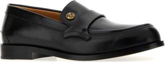 Versace Mens Leather Loafer Black Lining Goat