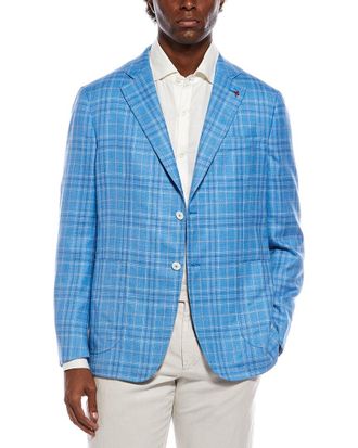 Isaia Wool, Silk, & Linen-Blend Blazer