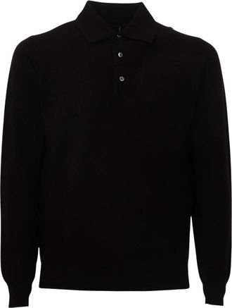 FILIPPO DE LAURENTIIS Polo - Heren - Tops - Zwart - Maat: L